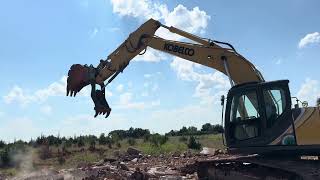 Used Kobelco 210 Excavator With Heavy Duty CP Hydraulic Thumb [upl. by Ettelrats]