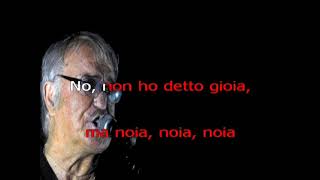 Franco Califano tutto il resto è noia karaoke [upl. by Aneehsor]