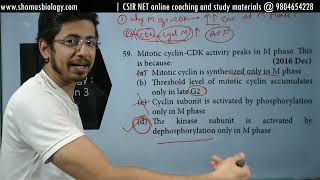 CSIR NET life science question paper solved  Cell biology questions [upl. by Lauralee]