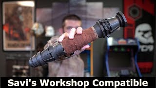 Rey’s Lightsaber Savis Workshop Compatible Review [upl. by Anavoig]