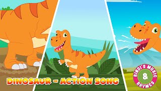 Dinosaur Action Song  Nursery Rhymes for kids  Bindis Music amp Rymes [upl. by Mckee]