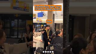 Piolo Pascual and All Stars Spotted in Calgary Airport Canada shorts piolopascual viralvideo [upl. by Lucian]