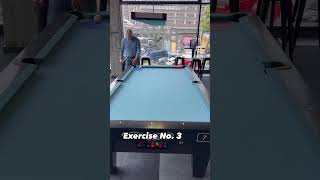 Captains Game Exercise No 3 pool drills billiards poolbilliards training snooker [upl. by Lucie]