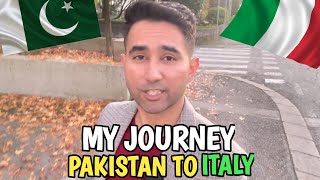 How I Reached in Italy From Pakistan  Mai Italy kesy Pohncha 😍 [upl. by Airdnekal]