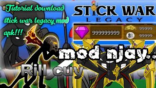 Tutorial download stick war legacy mod apk [upl. by Ynoyrb851]