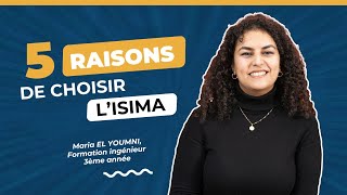 5 raisons de choisir lISIMA par Maria el Youmni [upl. by Werner]