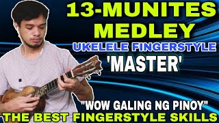 13 MINUTES NONSTOP MEDLEY UKELELE PLAY FINGERSTYLE [upl. by Adlesirk]