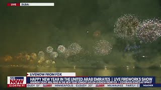 Happy New Year United Arab Emirates welcomes 2023 with recordsetting fireworks show [upl. by Lucrece440]