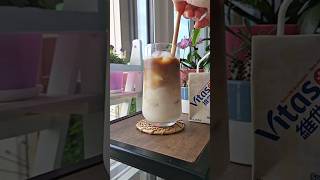 How To Make A Vitasoy Latte  Soy Milk Latte Recipe [upl. by Ayikin]