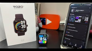 TOZO S3 smartwatch review TOZO S3 smartwatch [upl. by Nellahs277]