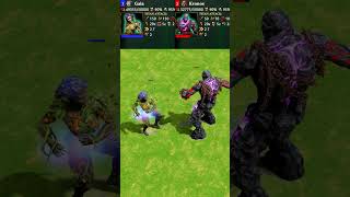 Gaia vs Kronos Age of Mythology Retold Shorts [upl. by Karlik414]