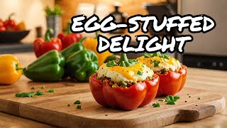 Irresistibly Cheesy EggStuffed Peppers A Perfect Breakfast or Snack [upl. by Terrel497]