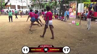 ILAMPARAVAI VS INDRA NAGAR  2ND ROUND  18 AGE MATCH  MUGALIVAKKAM KABADI TOURNAMENT  JM SPORTS [upl. by Ymmat737]