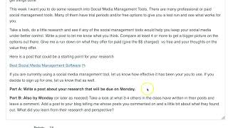 Wk14AampB Social Media Management Tools [upl. by Geanine]