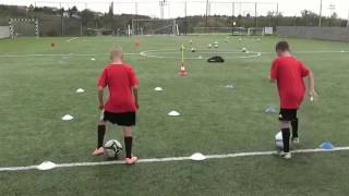 Travail technique  la méthode Coerver Yanis Osmani Bautier [upl. by Francisca]