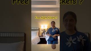 Free Flight Tickets minivlog cabincrew indigo airhostess trending youtube shorts ytshorts [upl. by Kcam]