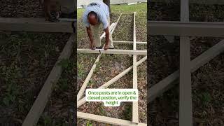 How To Prepare For A Cantilever Sliding Gate Installation Part 3 [upl. by Reeba121]