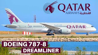 QATAR AIRWAYS BOEING 7878 Economy  Doha  Nice  Flight Review [upl. by Ahsekan]