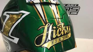 Macau GP 2017 Peter Hickman Shoei X Spirit 3 Helmet  the design process  Rage Designs [upl. by Figge]