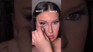 black or white waterline✨👀 shortvideo makeuptutorial viralvideo [upl. by Euqinahc]