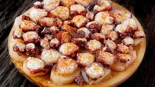 Pulpo a la gallega así de fácil [upl. by Ettedualc]