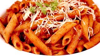 घर पर आसान तरीके से बनाये पास्ता  Red Sauce Pasta Recipe [upl. by Idoux]