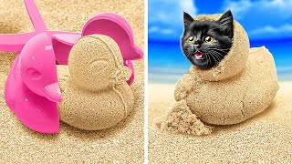 Jai trouvé un chaton dans le sable 😼 Conseils astucieux pour les propriétaires danimaux [upl. by Aretha]