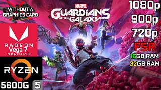 Marvels Guardians of the Galaxy  Ryzen 5 5600G Vega 7 amp 16GB RAM  32GB RAM [upl. by Cruickshank660]