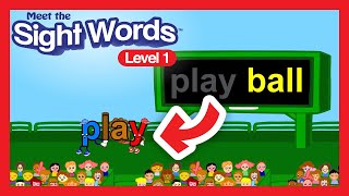 Meet the Sight Words Level 1  Jump Out Segment [upl. by Neirb]