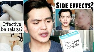 Snow Caps Glutathione Review  Side effects Di na daw effective [upl. by Manard]