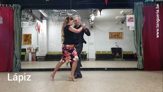 Tango argentino online class Medio Giro in different degrees [upl. by Iramaj]