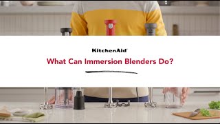 What Can Immersion Blenders Do [upl. by Eckhardt]