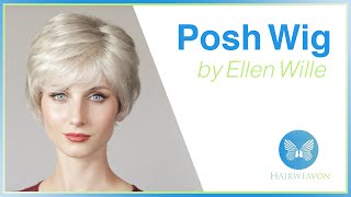 Posh Wig  Synthetic Lace Front Wig by Ellen Wille  HairWeavoncom  Colour Snow Mix [upl. by Enogitna884]