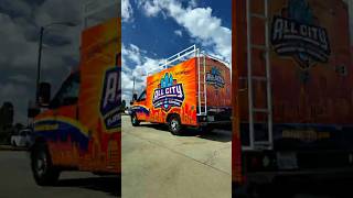 All City Box Truck Wrap The Stunning Final Reveal [upl. by Allana]