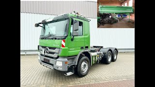 DAIMLERBENZ Actros 2648 LK 6x4 Retarder Wechselsystem KipperSZM Bordmatik [upl. by Niroc651]