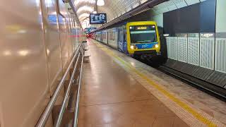 Lilydale Train at Flagstaff Station Melbourne 🇦🇺 [upl. by Hinze]