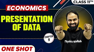 PRESENTATION OF DATA in One Shot  Class 11 Micro Economics  CBSE Board [upl. by Enniotna]