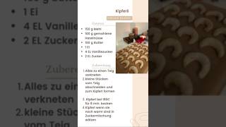 Ein schnelles Rezept für Kipferl 👩🏼‍🍳  christmas weihnachtsbäckerei bakinghamster [upl. by Booze789]