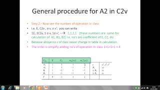 inorganic chemistry and symmetry reducible to irreducible representation part 1 [upl. by Gnilyam]