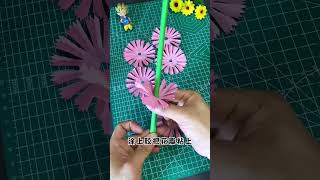 Homemade toys：Paper folded flowers as a MidAutumn Festival gift for parentsorigami parent [upl. by Festa511]