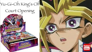 Epic YuGiOh Kings Court Booster Box Opening Search For the Gods [upl. by Cirdor]