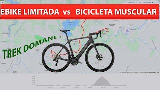 eBike limitada vs bicicleta muscular Trek Domane [upl. by Clayton601]