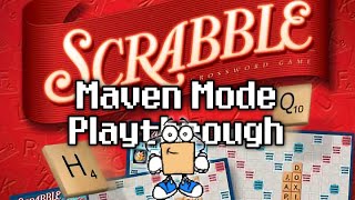 SCRABBLE Funkitron  Maven Mode Playthrough [upl. by Nosinned]