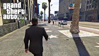 Walking in DOWNTOWN VINEWOOD  Los Santos  GTA 5 [upl. by Grant427]