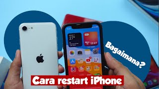 Gak tau cara restart iphone SE 2020 XR Xs 11 12 [upl. by Parette]