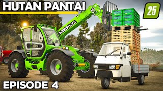 I THINK I OVERLOADED IT  Farming Simulator 25  Hutan Pantai  Episode 4 [upl. by Yrot]