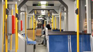 Straßenbahn Düsseldorf  Mitfahrt im NF8U [upl. by Stedt]