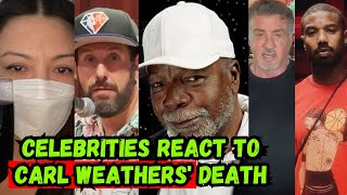 Celebrities Pay Tribute Remembering Carl Weathers Impact on Hollywood React Carl Weathers Death [upl. by Johanan]