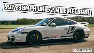 WORLDS FASTEST PORSCHE SETS NEW 238 MPH UK RECORD porsche esmotoruk porschelove 997 [upl. by Mazonson]