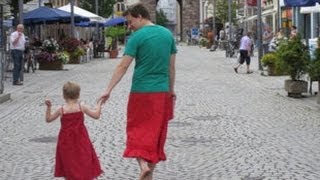 German Dad Helps Son By Wearing a Skirt [upl. by Niehaus190]